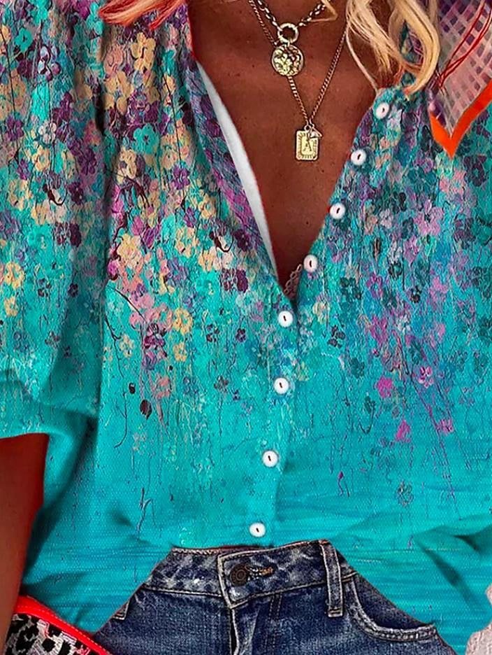 Solvéra Vintage Bloom Shirt