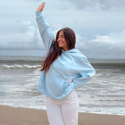 StitchTrend Embroidered Hoodie