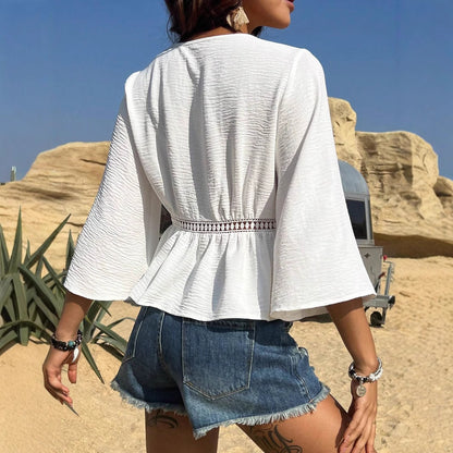 Elowen Lace Glint Blouse