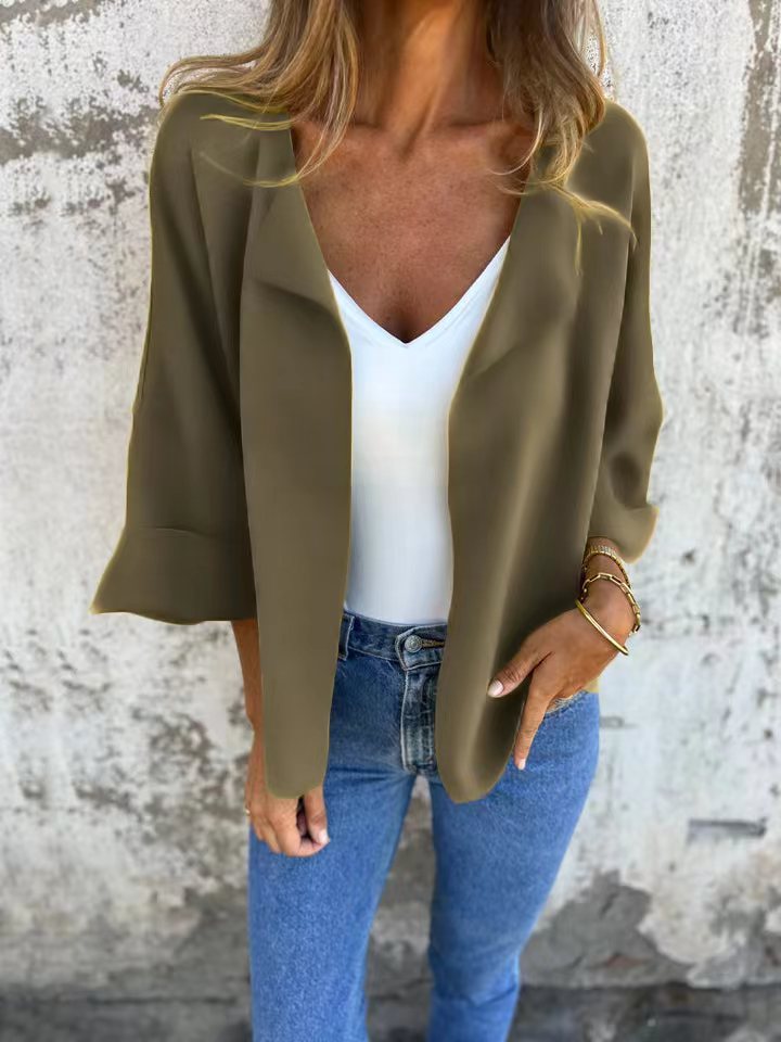 VeluPolo Suede Cardigan