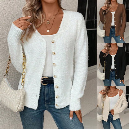 : Everyday Ease Button Cardigan