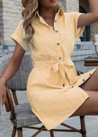 Marina Stripe Day Dress