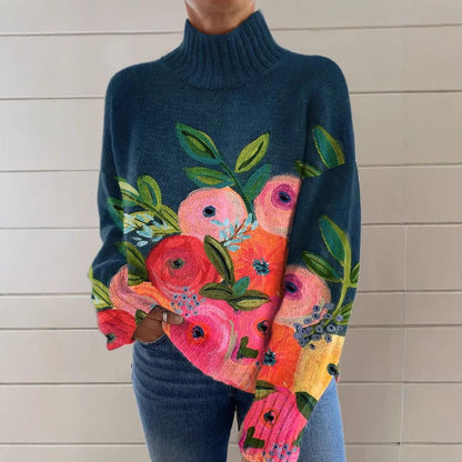 : VividDimension 3D Turtleneck Sweater