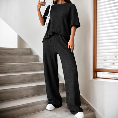 Aveline Drop-Shoulder Suit Set