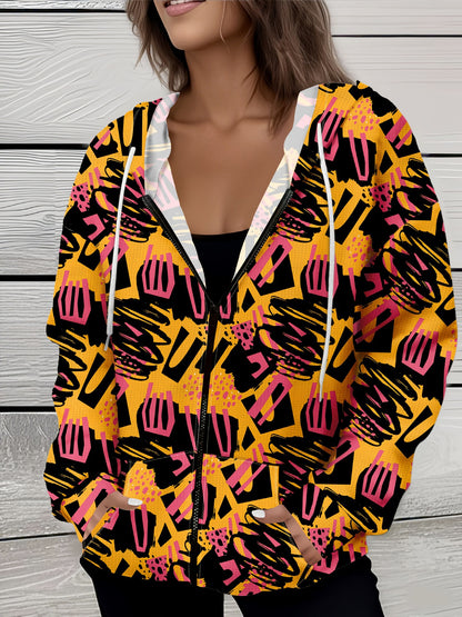 PlaidVerve™ Zipper Sweater