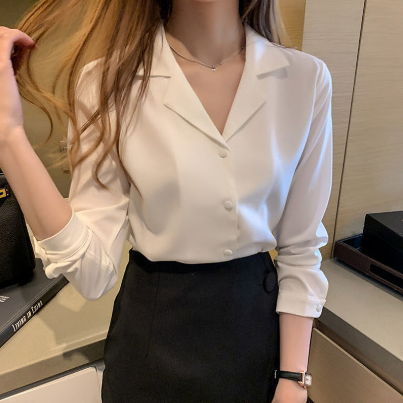 Lunara Drift Chiffon Shirt
