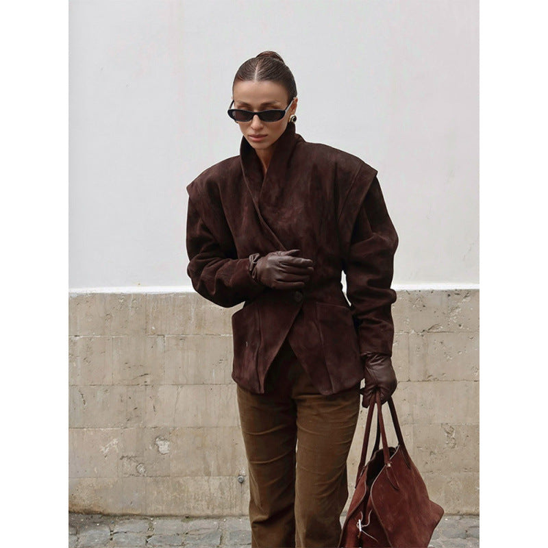 VeluForm™ Sculpted Suede Jacket