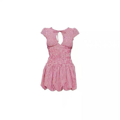 Crimson Éclat Dress