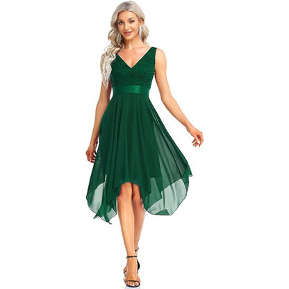 Moonlit Mirage Lace Gown