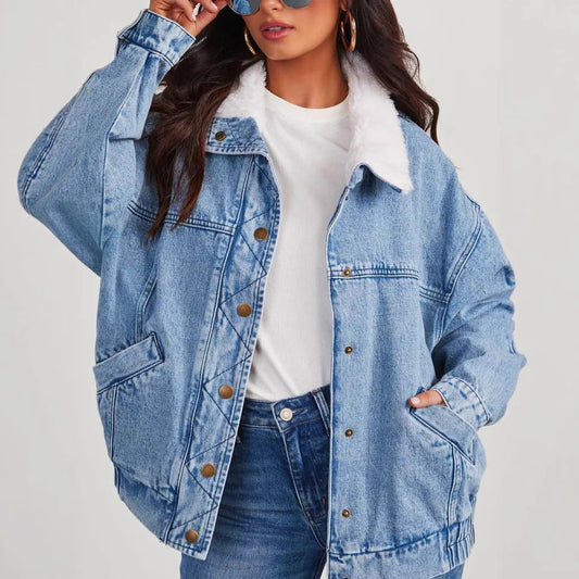 Furborne Denim Luxe Coat