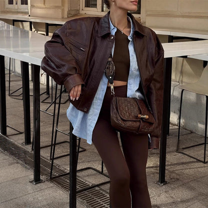 TokyoEdge Vintage Leather Jacket