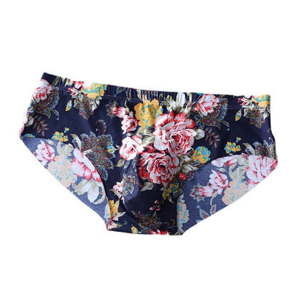 One-piece Ice Silk Seamless Men's Boxers