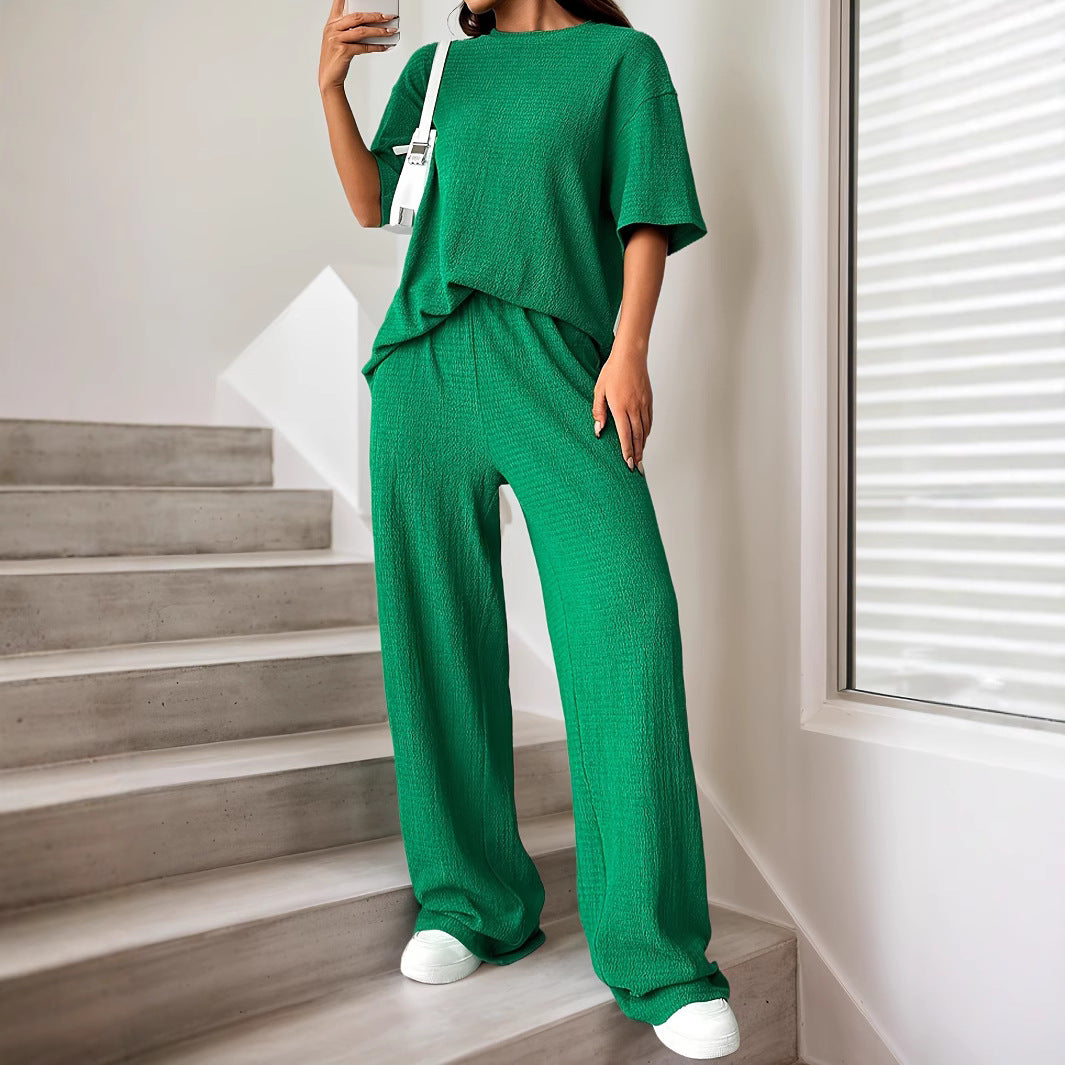Aveline Drop-Shoulder Suit Set