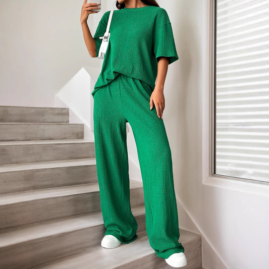 Aveline Drop-Shoulder Suit Set