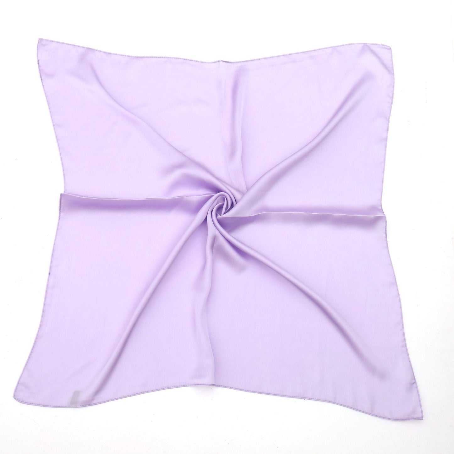 Solid Color Silk Scarf Women's Thin Decorative Scarf