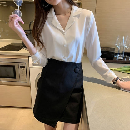 Lunara Drift Chiffon Shirt