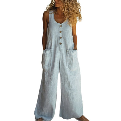 Aurelith Linen Jumpsuit