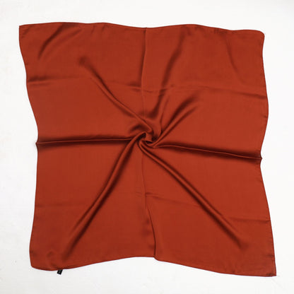 Solid Color Silk Scarf Women's Thin Decorative Scarf