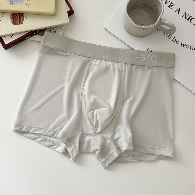 Ice Silk Seamless Men's Underwear Summer Breathable