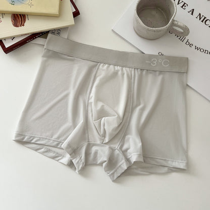 Ice Silk Seamless Men's Underwear Summer Breathable