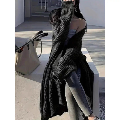 Elysian Drape Overknee Cardigan