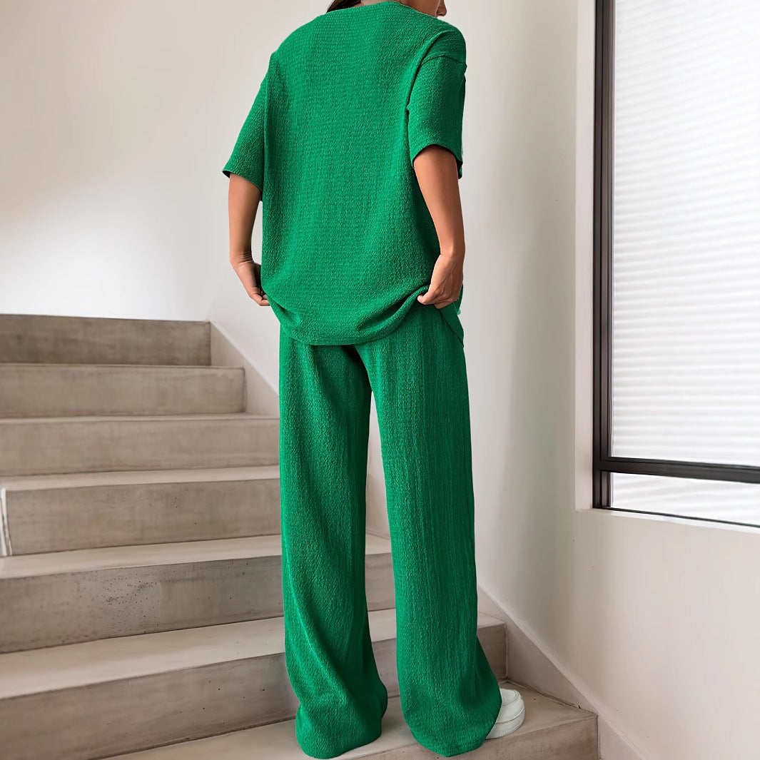 Aveline Drop-Shoulder Suit Set