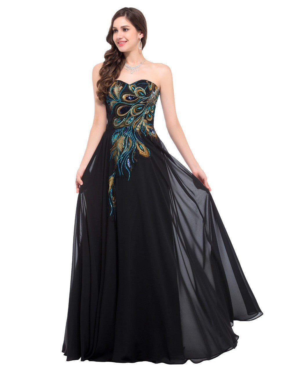 Celestina Plumage Gown