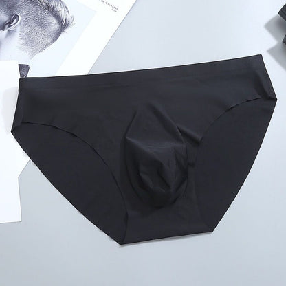One-piece Ice Silk Seamless Men's Boxers