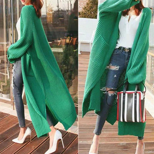 Elysian Drape Overknee Cardigan