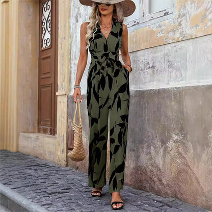 Vienna Grace Lace-Up Jumpsuit