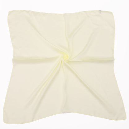 Solid Color Silk Scarf Women's Thin Decorative Scarf