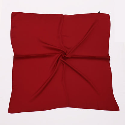 Solid Color Silk Scarf Women's Thin Decorative Scarf