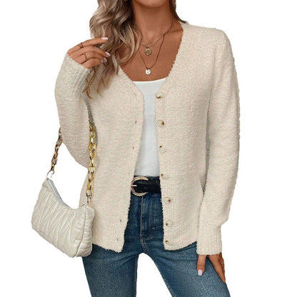 : Everyday Ease Button Cardigan