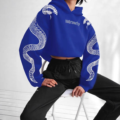 RetroVibe Printed Hoodie