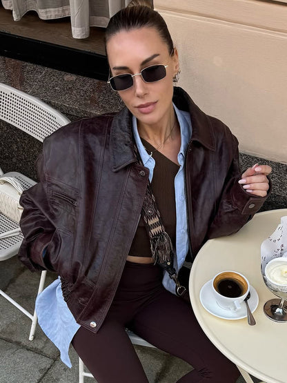 TokyoEdge Vintage Leather Jacket