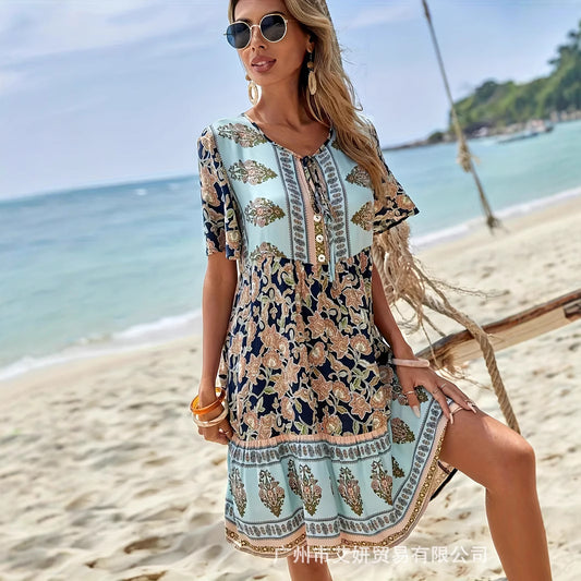 Velaria Muse Printed Dress