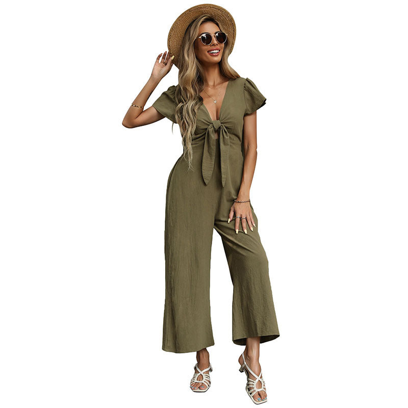 Valencia Vibe Cropped Jumpsuit