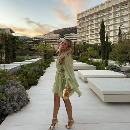 Éloria Whisper Chiffon Dress