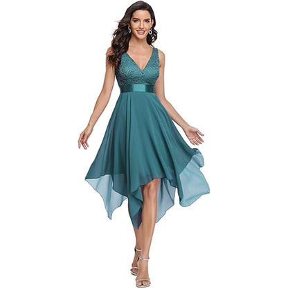 Moonlit Mirage Lace Gown