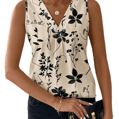 BloomEase Sleeveless V-Neck Top