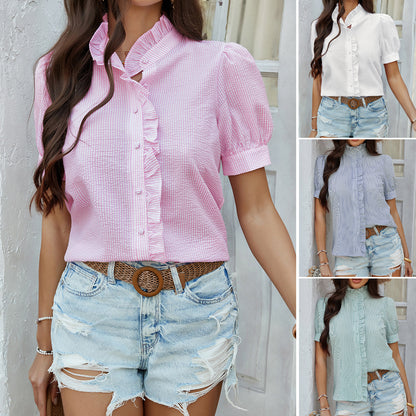 Elise Ruffle Blouse