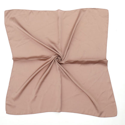 Solid Color Silk Scarf Women's Thin Decorative Scarf