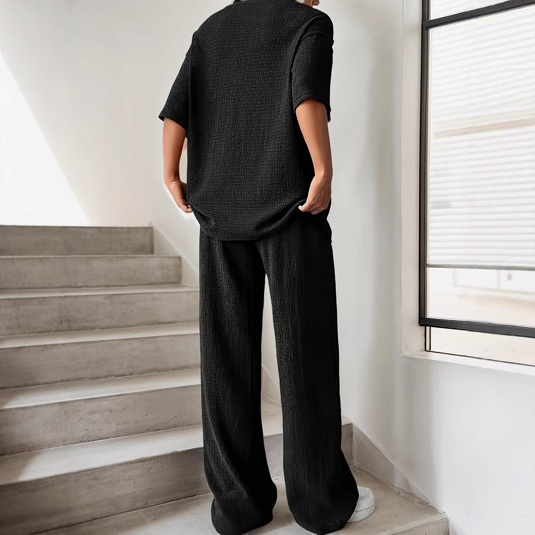 Aveline Drop-Shoulder Suit Set