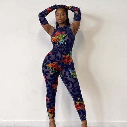 Viretta CurvePrint Jumpsuit