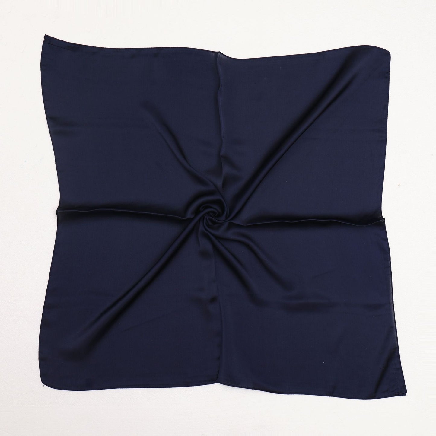 Solid Color Silk Scarf Women's Thin Decorative Scarf