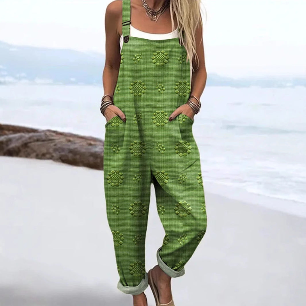 : RetroMuse Sleeveless Jumpsuit
