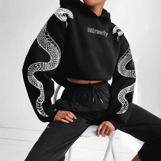 RetroVibe Printed Hoodie