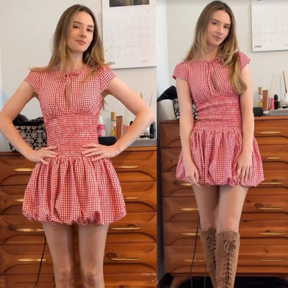 Crimson Éclat Dress