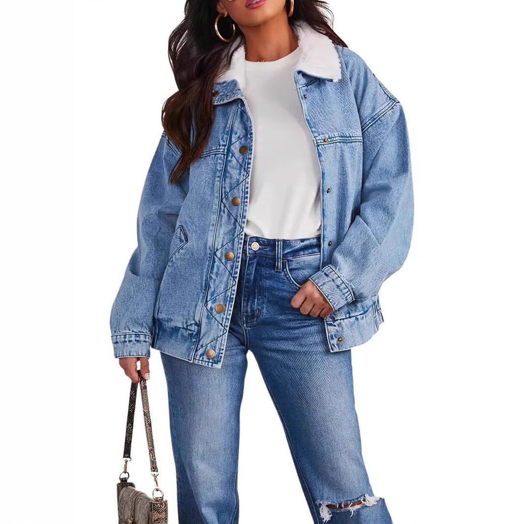 Furborne Denim Luxe Coat