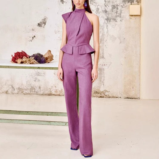 Asymmetra Curve Jumpsuit